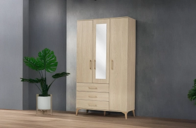Mocca 3 Kapılı Dolap