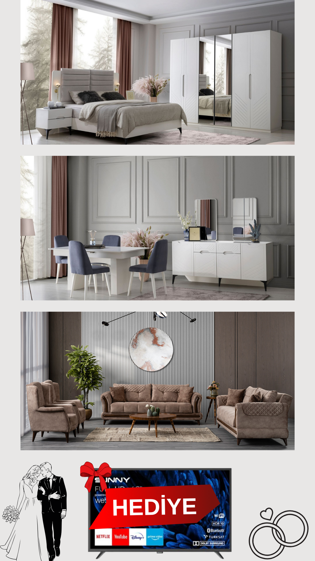 DOLUNAY ÇEYİZ PAKETİ