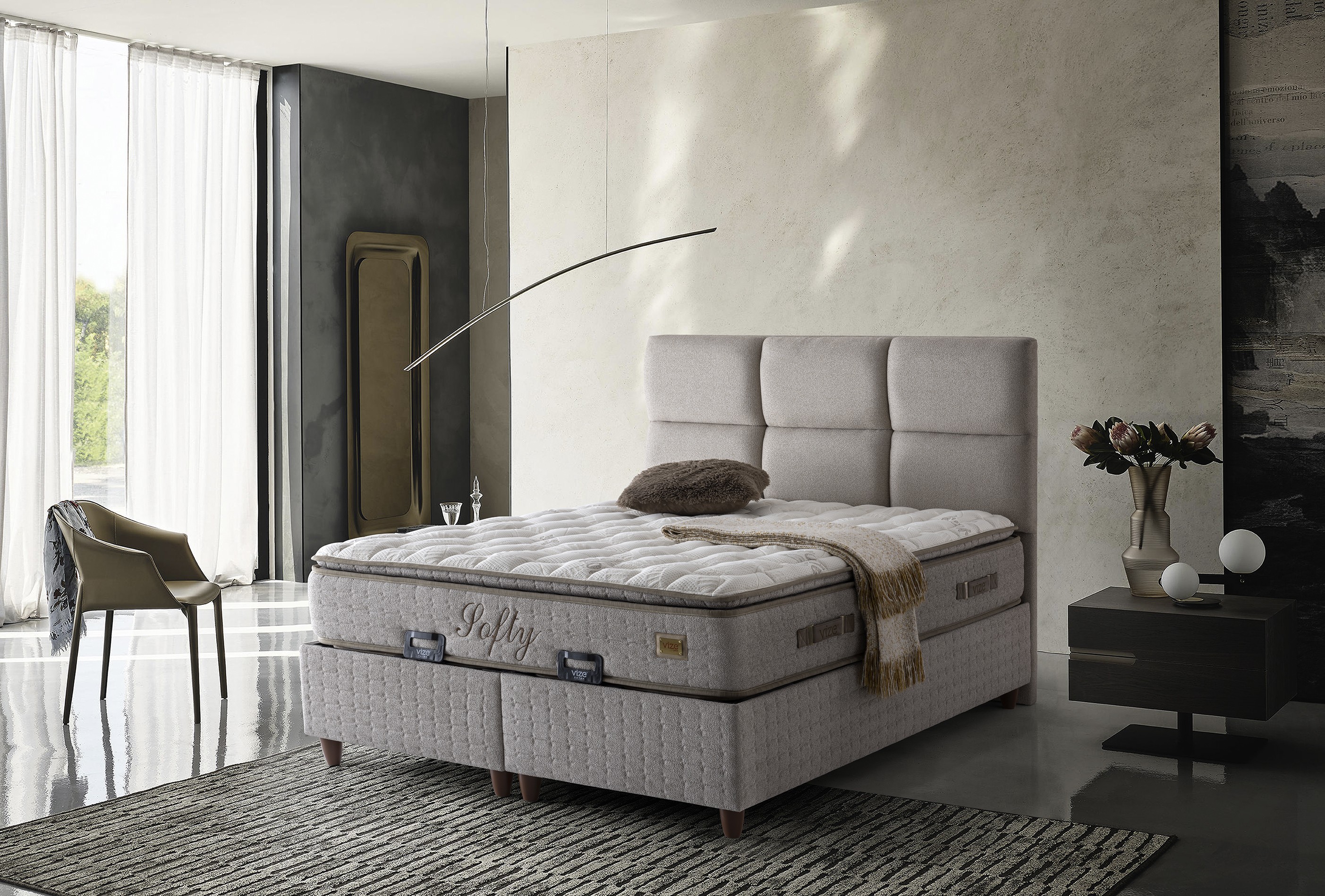 Softy Yatak Baza Seti