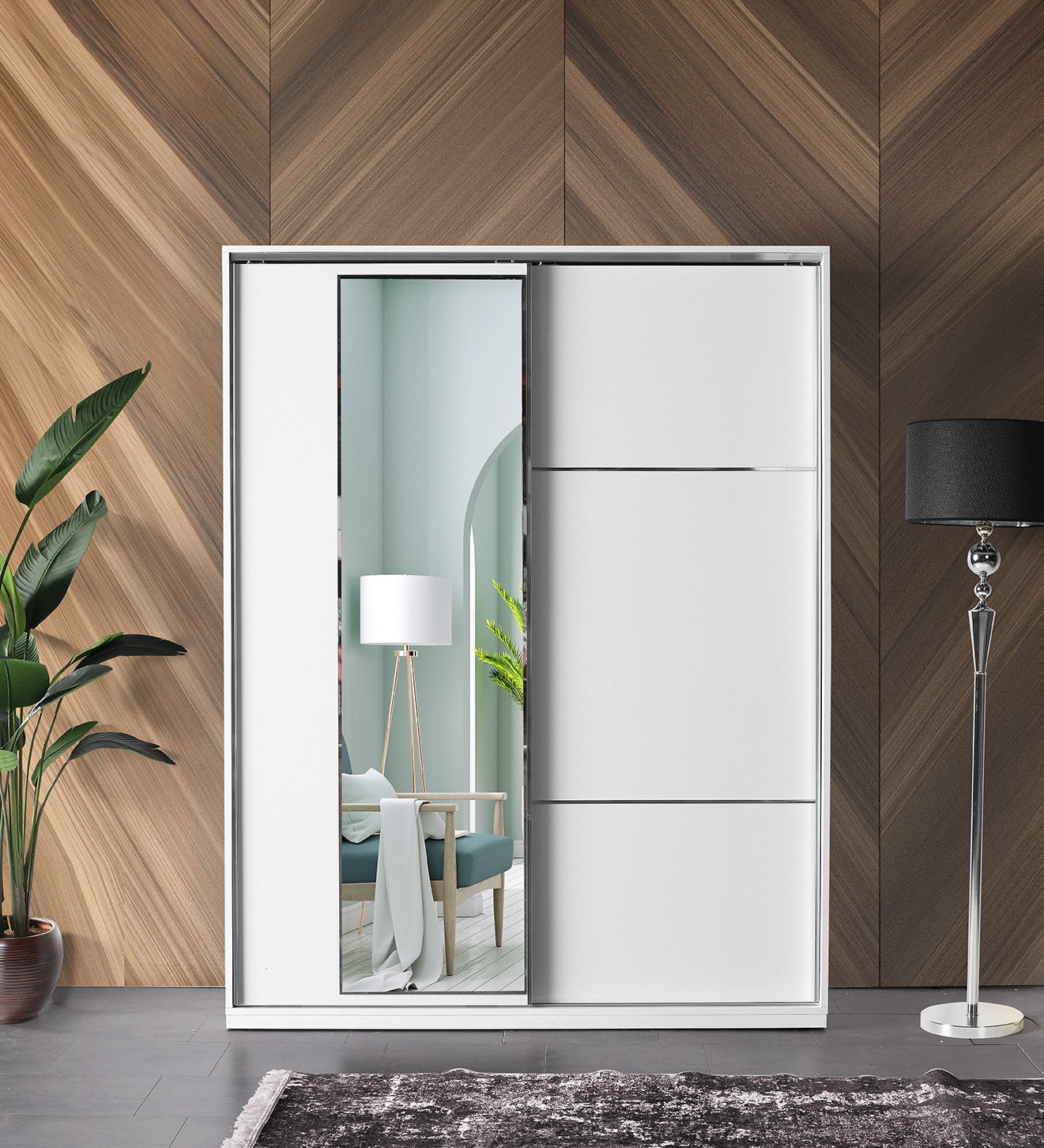 Azra Tekli Dolap Beyaz