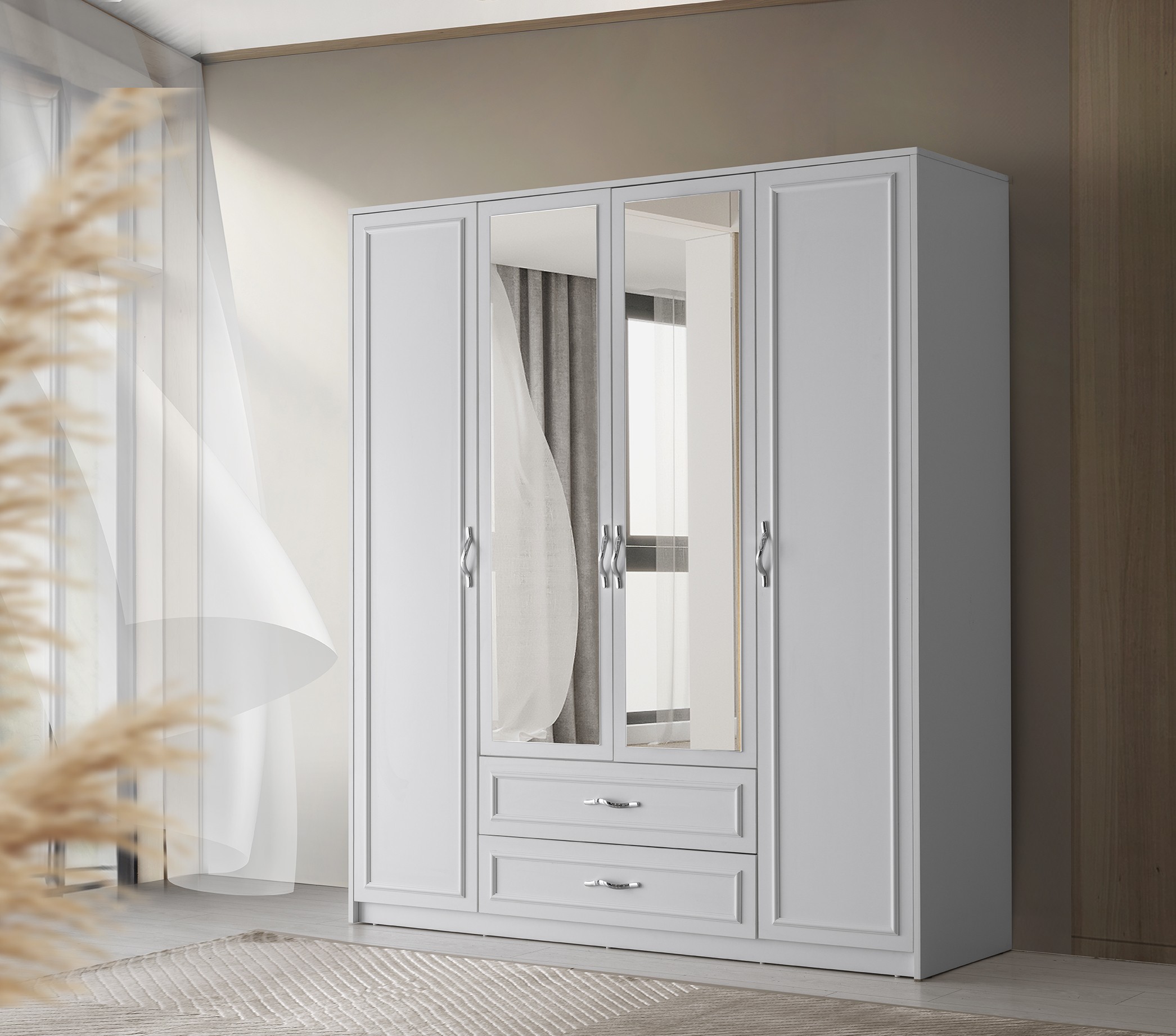 Sahra 4 Kapılı Dolap