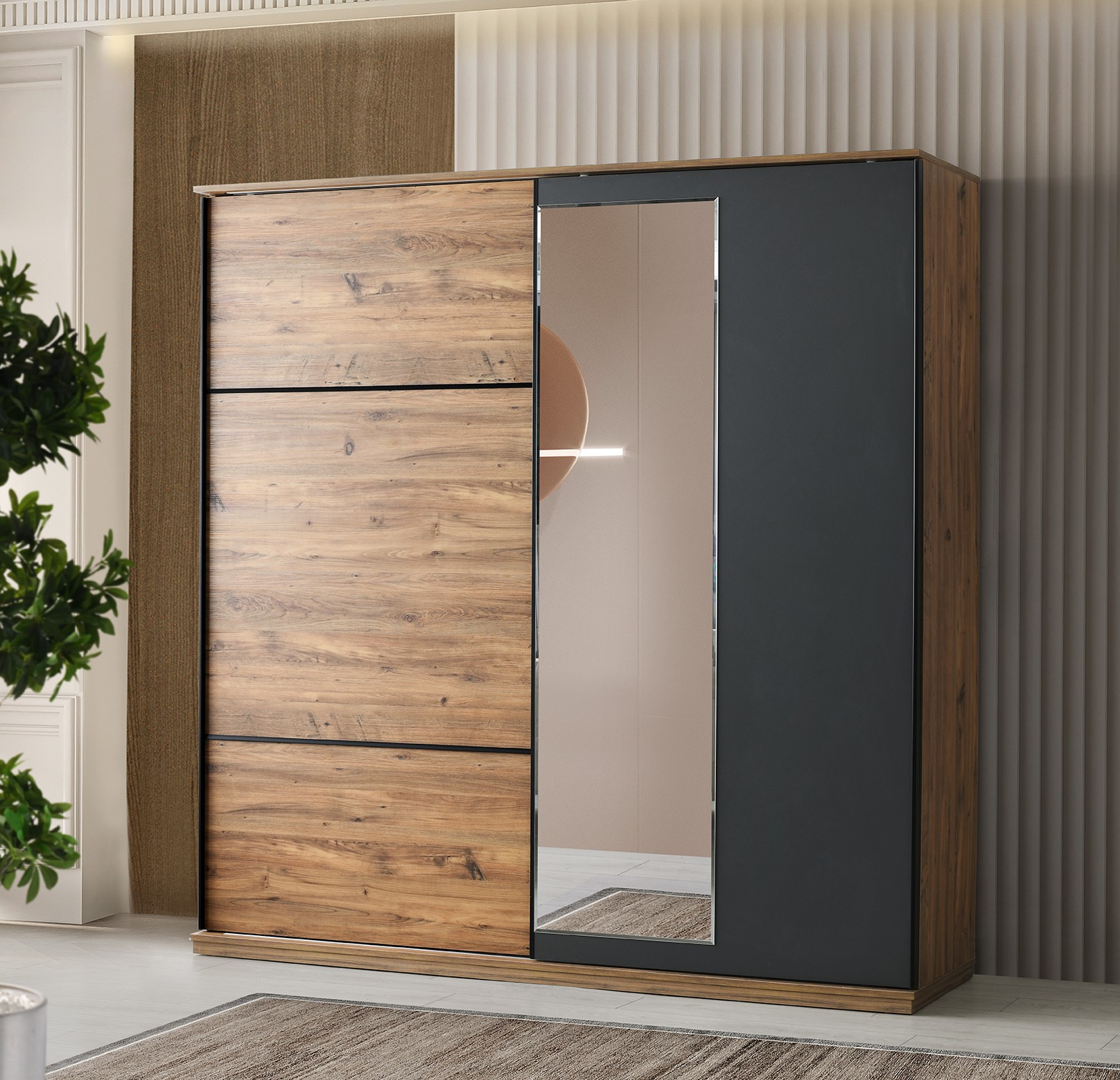 Azra Atlantik Sürgülü Dolap