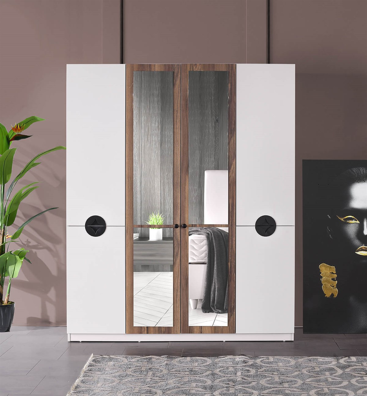 Soft 4 Kapılı Dolap