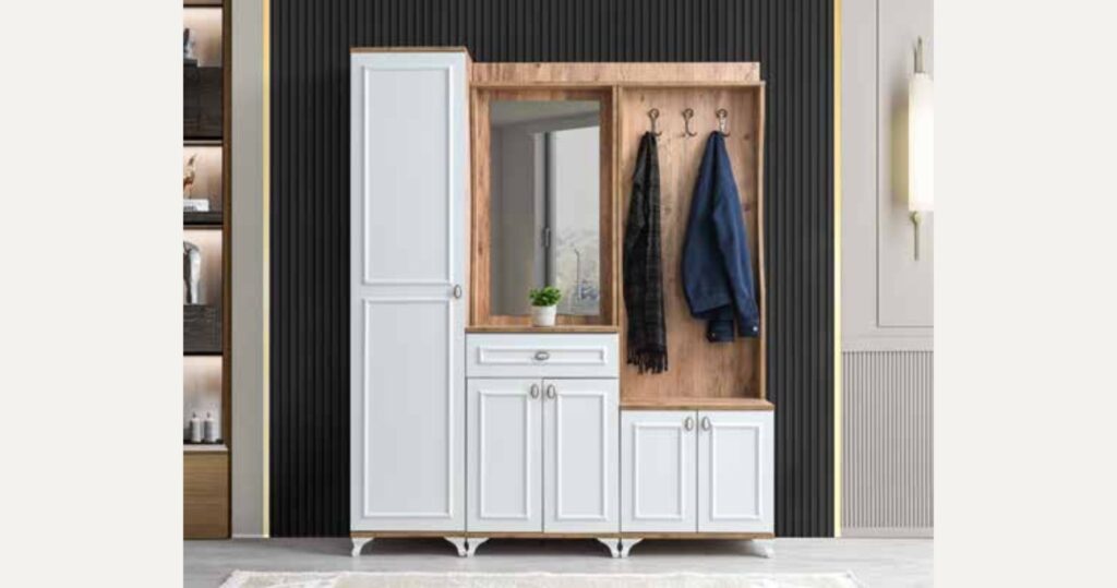 Venüs Portmanto Beyaz - Atlantik Çam