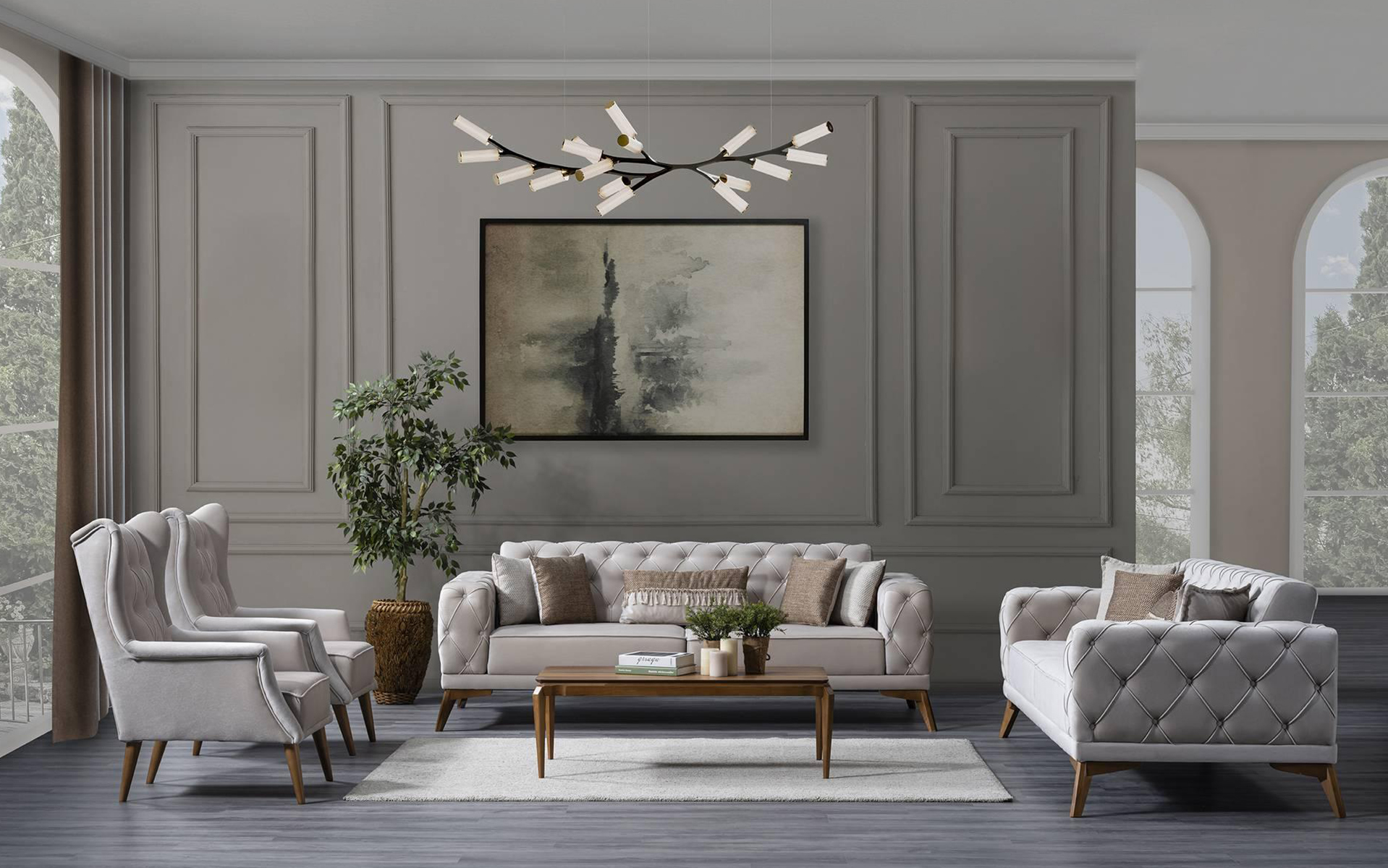 Barcelona 1 Koltuk Takımı