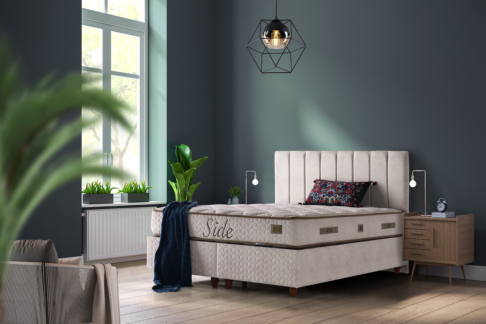 Side Yatak Baza Seti