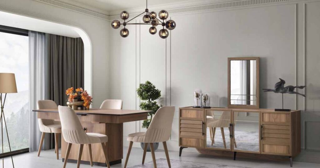 Zümra Yemek Odası Hazar - Siyah